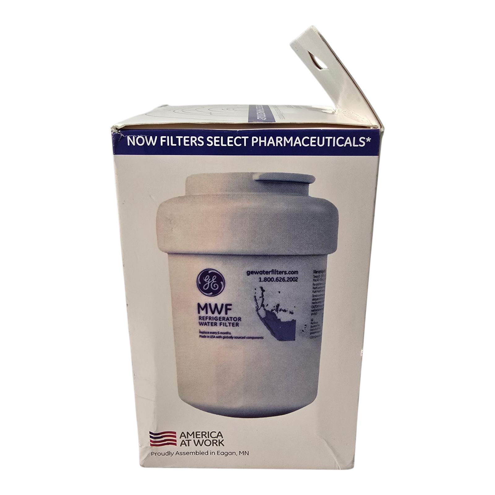 1 Pack Genuine GE Appliances MWF 46-991 Smartwater Refrigerator Water Filter