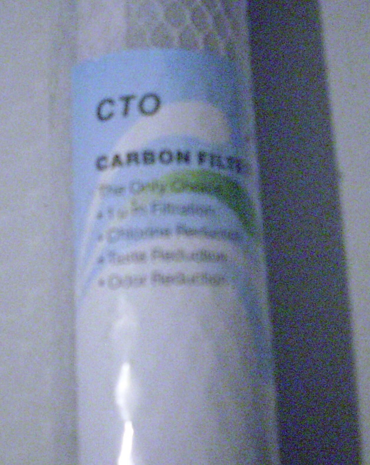 Lot of 3 CTO Carbon Filters 1 um Filtration Chlorine, Taste and Odor Reduction