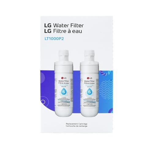 LG LT1000P2 6-Month / 200 Gallon Refrigerator Replacement Water Filter
