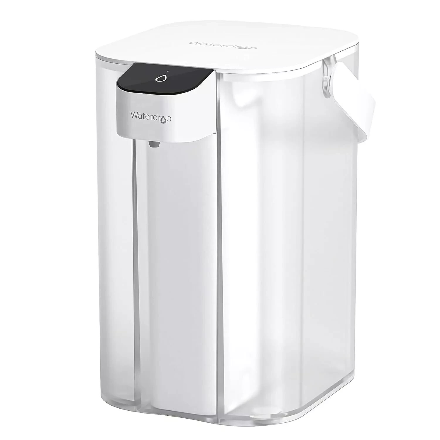 New Waterdrop Electric Pitcher, 3 Months Water Filter Dispenser, 15-Cup White