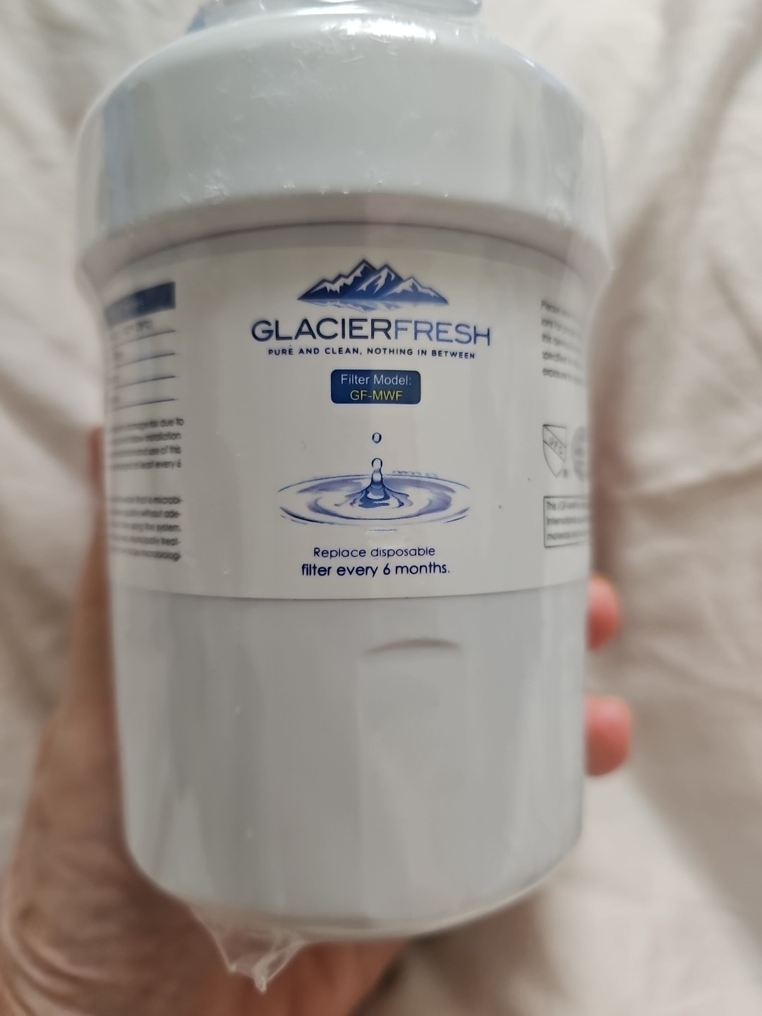 2 GLACIER FRESH GF-MWF Refrigerator Water Filter 200 gallons 30psi – 100psi FB 4
