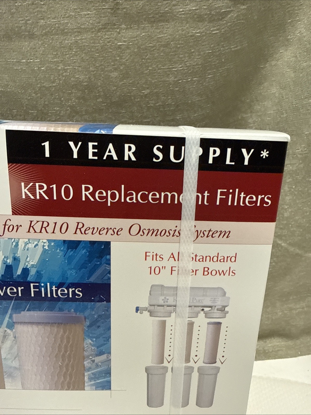 Krystal Pure KR10 Reverse Osmosis Replacement Filters Set 1 Year supply