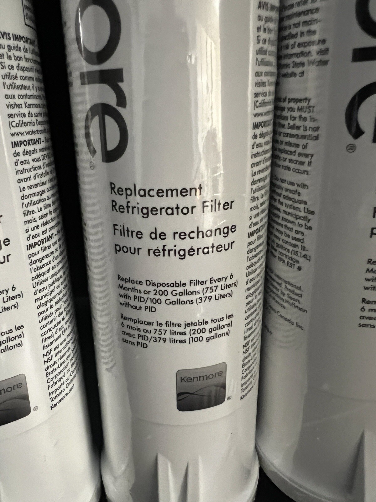 Lot of 6 Kenmore 4609083 Refrigerator Water Filters 9083 460-9083 NEW Genuine