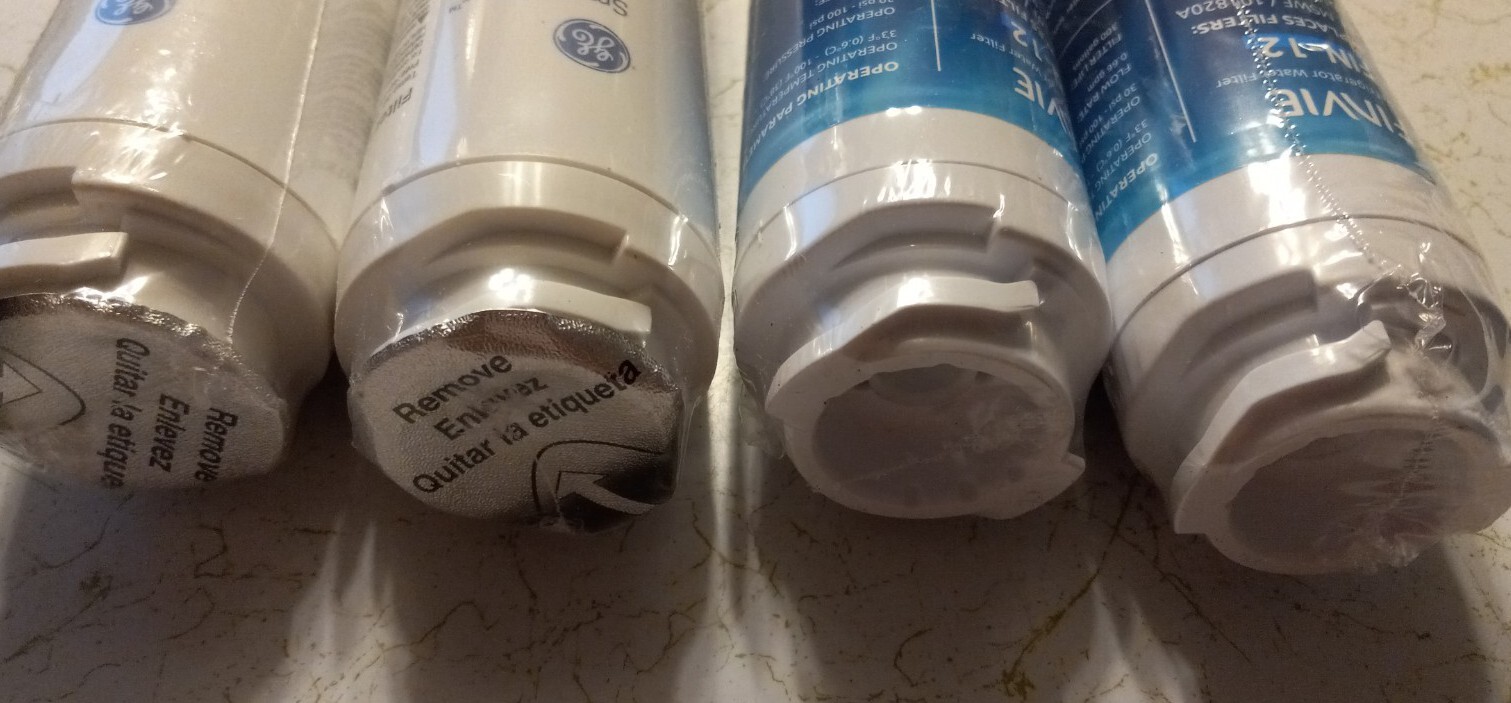 GE & Finvie Replacement Refrigerator Water Filters MSWF Lot Of 4(2 Without…
