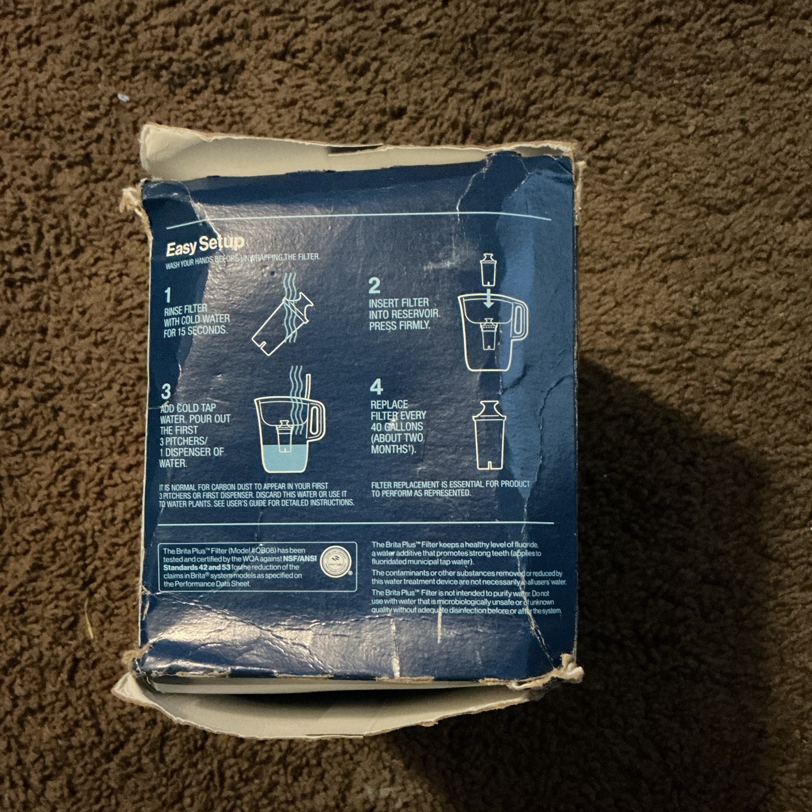 BRITA BritaPlus High-Density Pitcher Water Filter Replacements 6-Pack 40 Gal