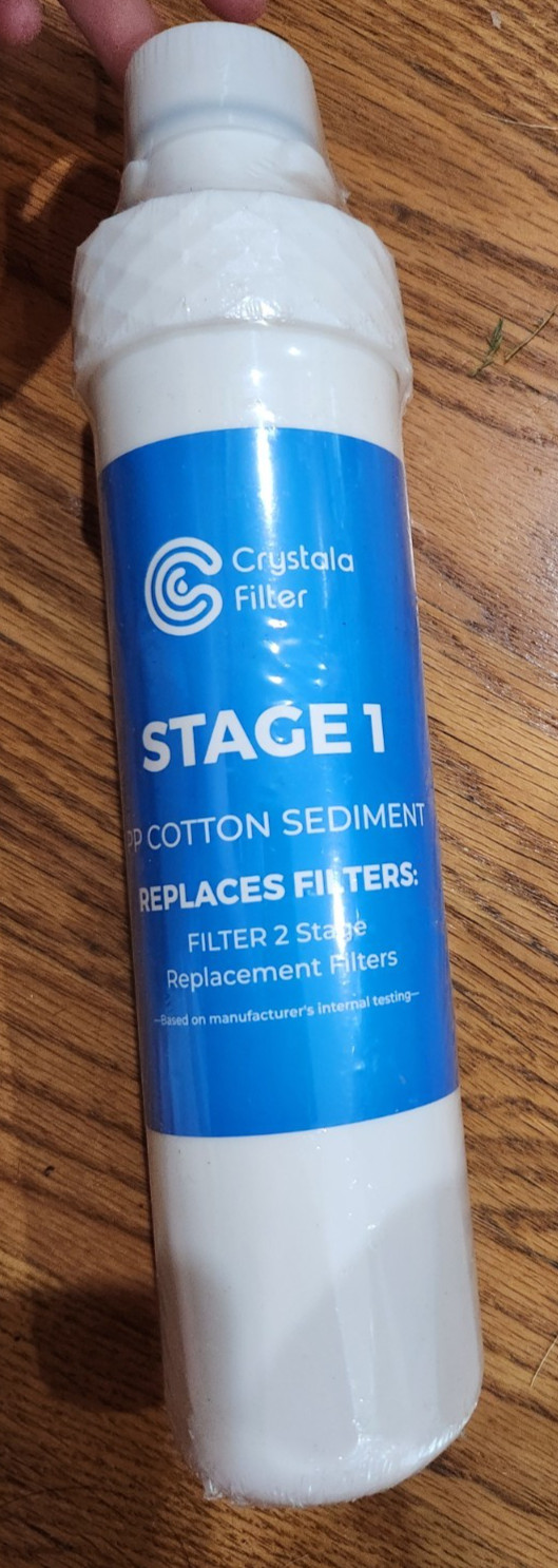 Crystala Filter Stage 1 Cotton Sediment Replacement Filter 2-Stage