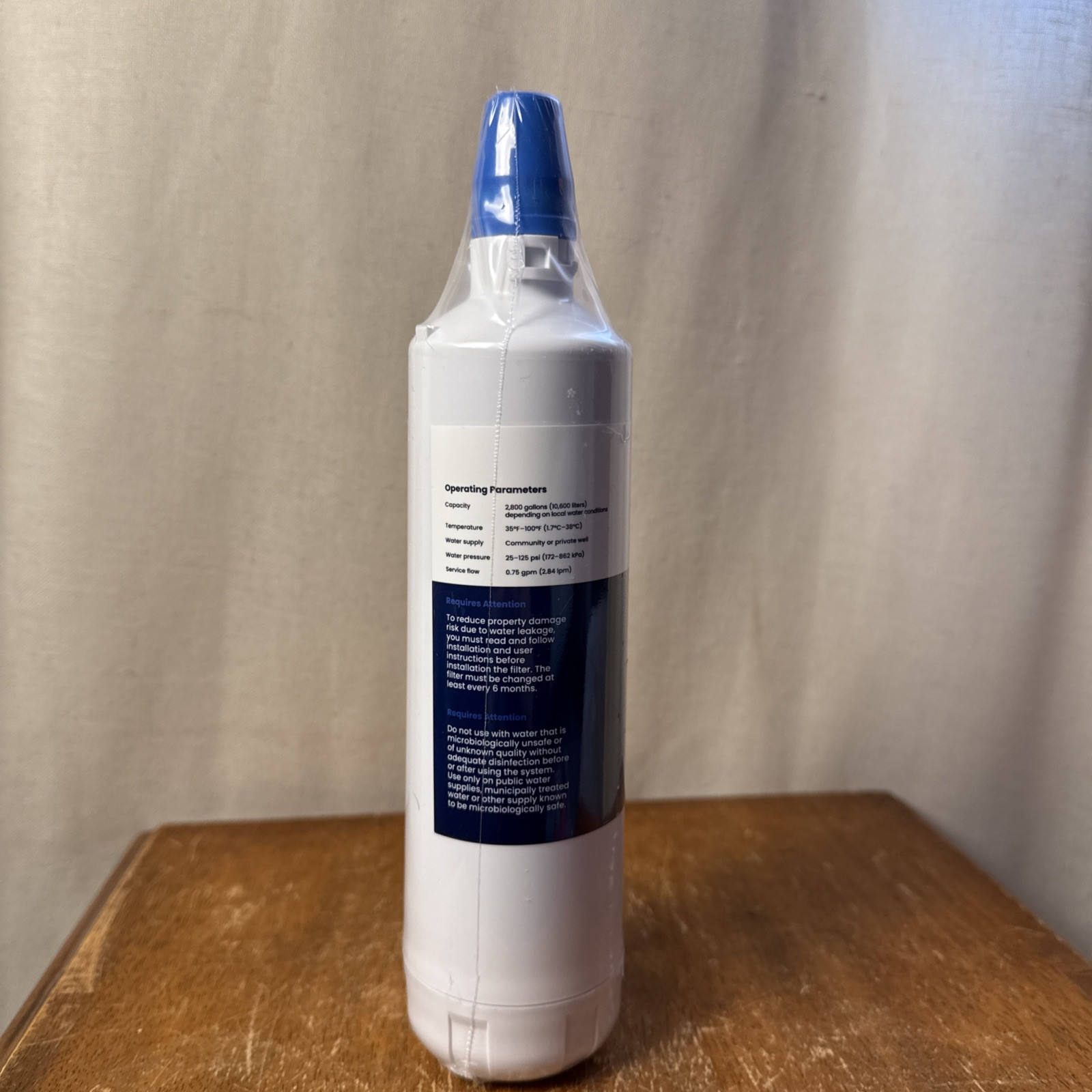 Glacier Fresh water filter GF-34 Replaces Sub-zero 7012333, UC15, UC15L SEALED