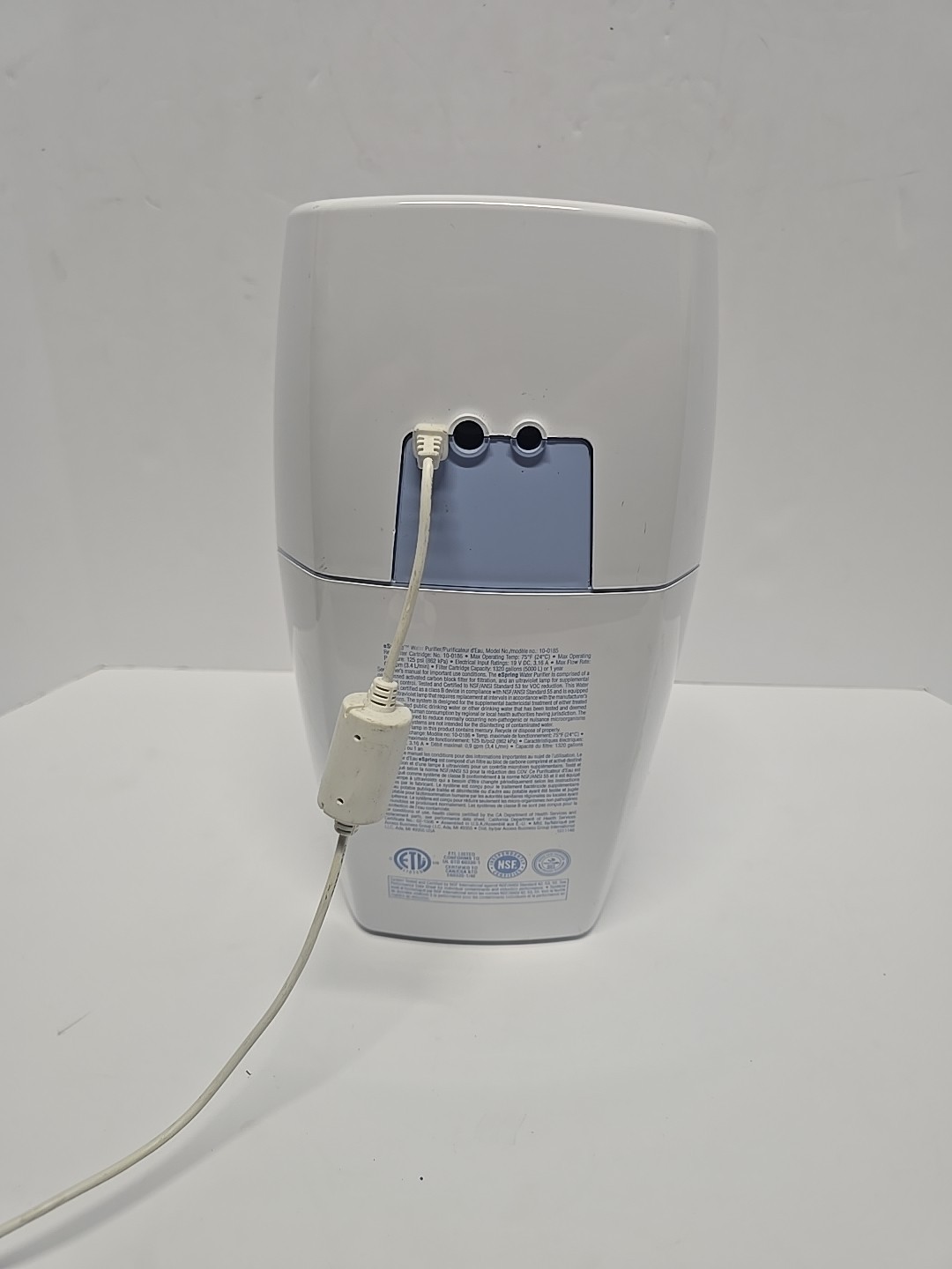 Amway eSpring UV Water Filter Purifier 10-0185 Above Counter Top Unit