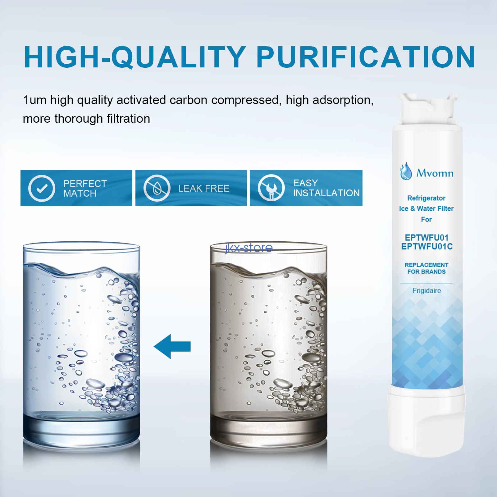 4 PACK NEW Frigidaire EPTWFU01 Pure Source Ultra II Refrigerator Water Filter