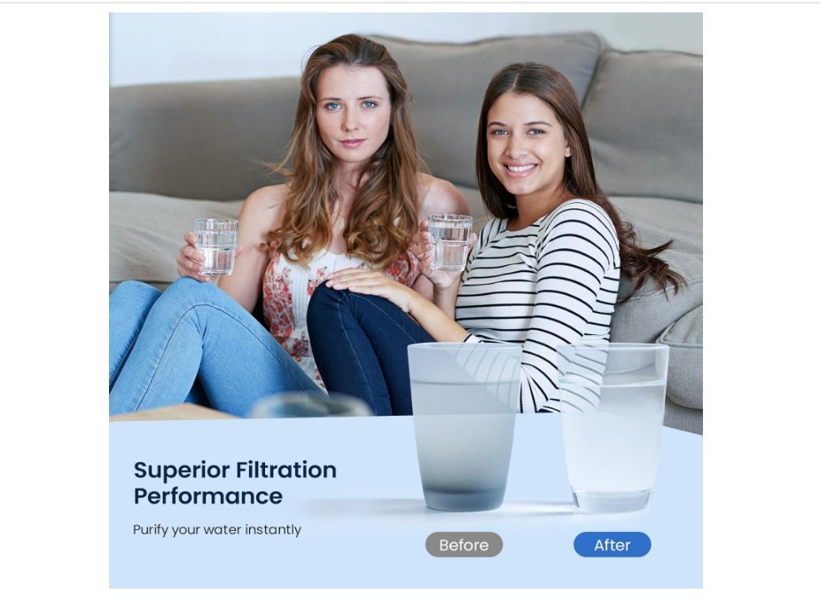2 pk GLACIER FRESH Replacement for Frigidaire ULTRAWF, Pure Source Ultra