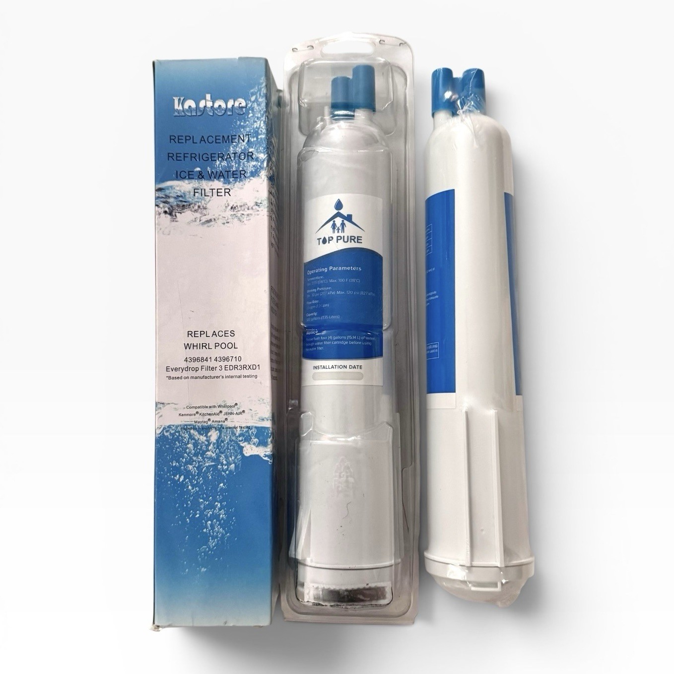 Refrigerator Filter 4396841 4396710 Lot Of 3