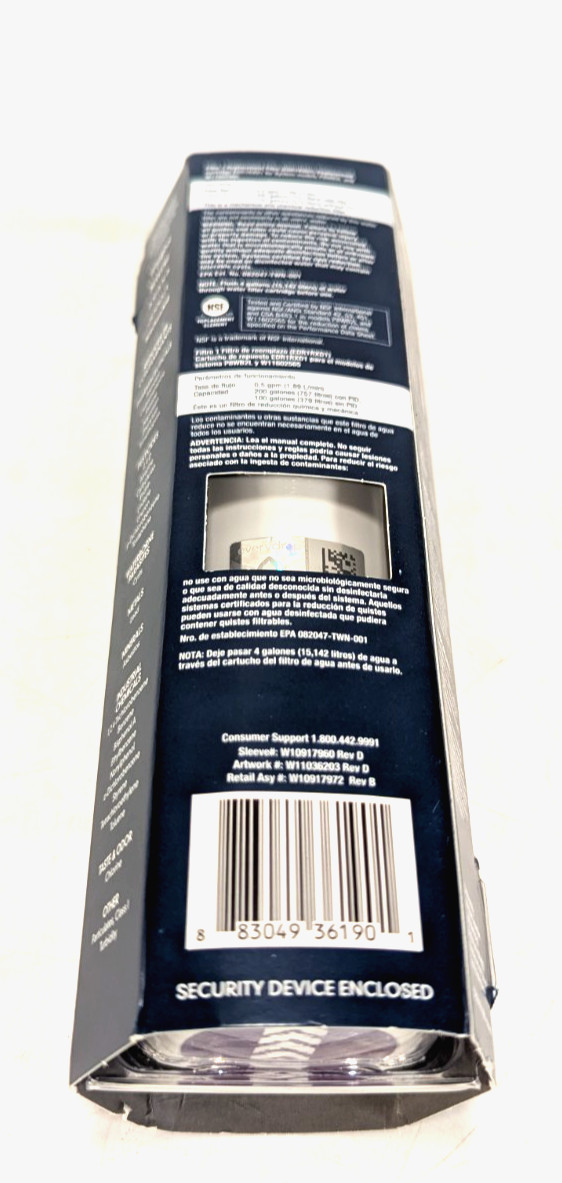 NEW Whirlpool EveryDrop Refrigerator Ice And Water Filter 1