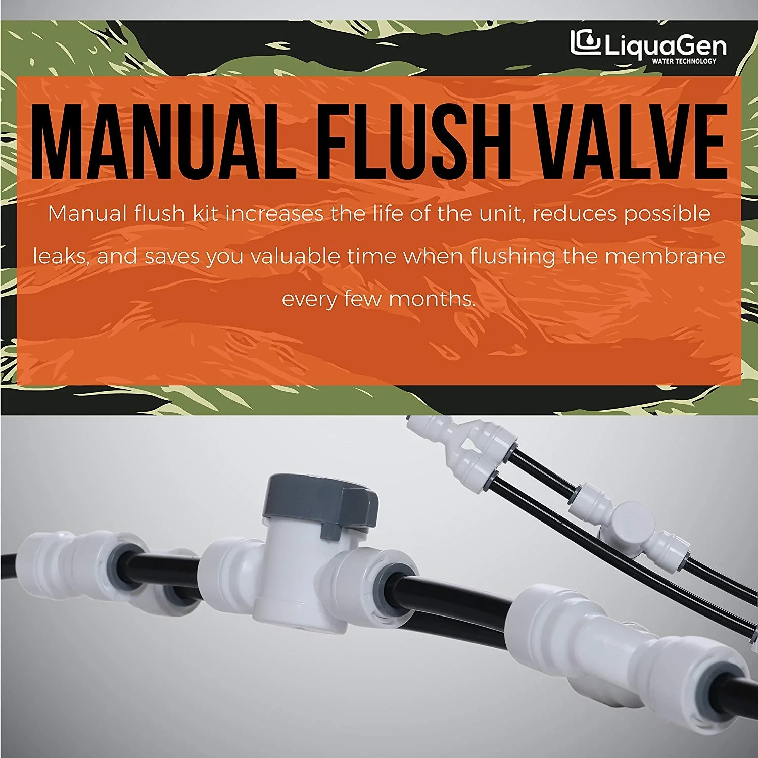 LiquaGen 6 Stage Under Sink Alkaline RO Water Filter System | pH Boost & -ORP