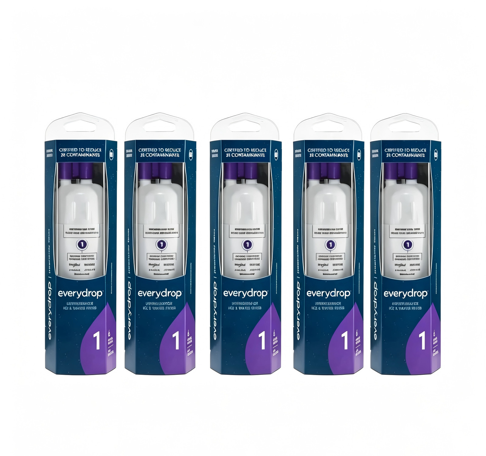 5 Pack EDR1²RXD1 Filter²1 9081 Refrigerator Ice Replacement-US SHIPPED