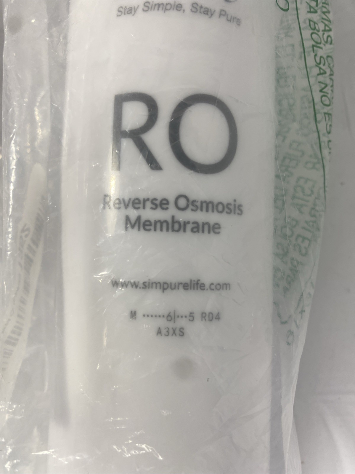 Set of 2 SimPure Series RO/CF Filter Replacement Cartridge Open Box