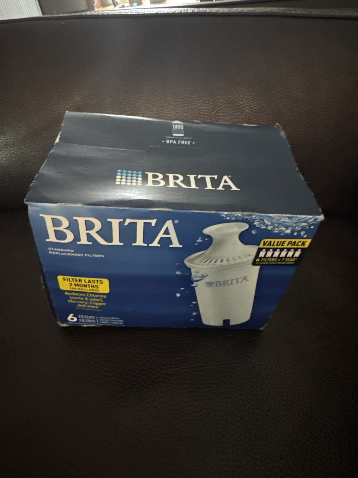 Brita 6-PK STANDARD REPLACEMENT FILTER | PITCHERS & DISPENSERS Water Filtration