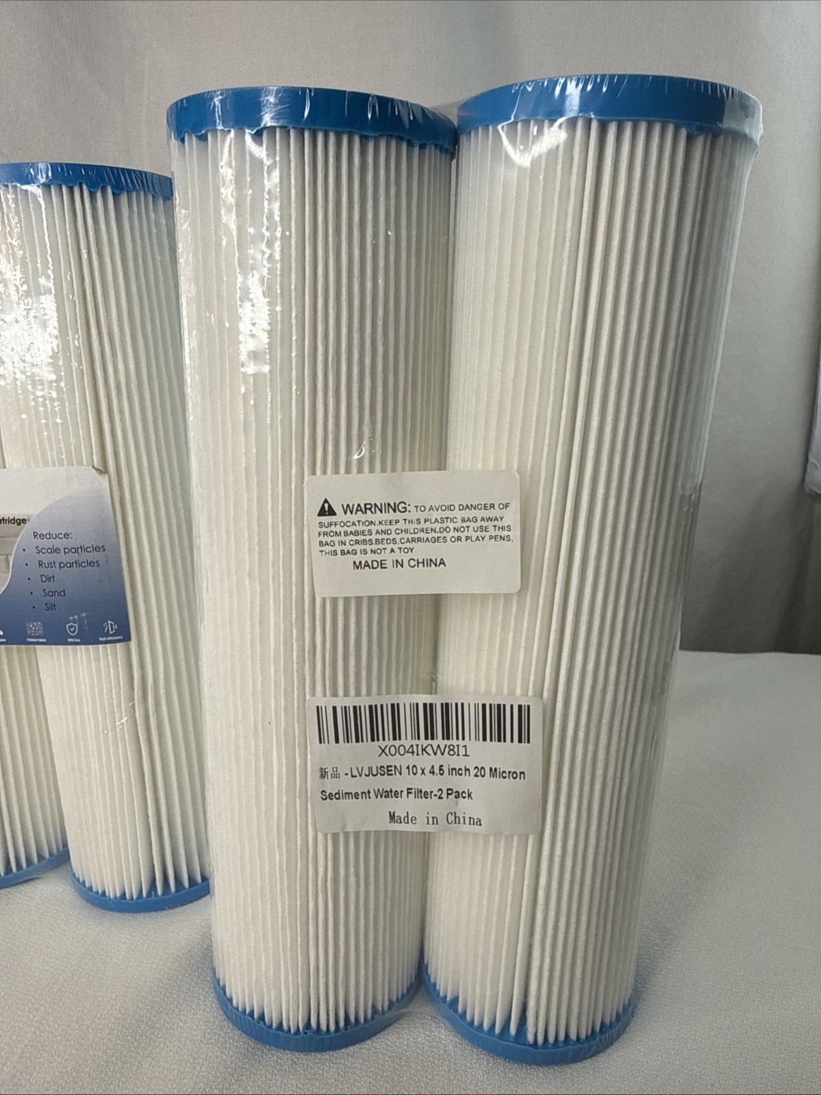 6 20 Micron Sediment Water Filter 10 x 2.5 inch for WFPFC3002/ WHKF-WHPL/ W50PE