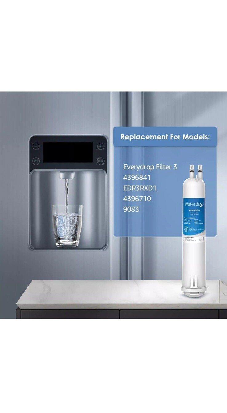Waterdrop WD-F08 Refrigerator Water Filter, Fits Kenmore 46-9083, 46-90309