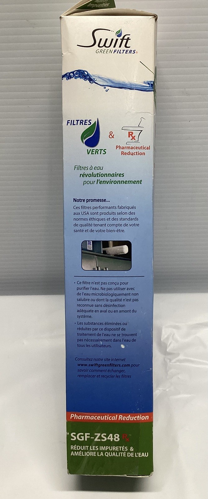 Swift Sub-Zero Replacement 4204490 Refrigerator Water Filter by SGF-ZS48 Rx