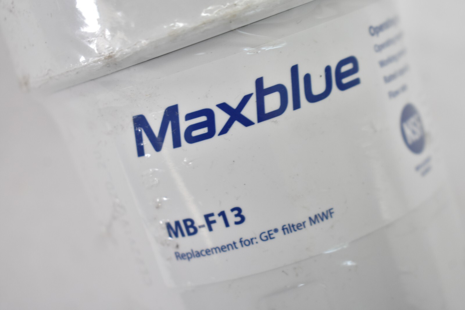 Lot of 2 Maxblue MB-F13 Replacement Refrigerator Water Filters For GE MWF