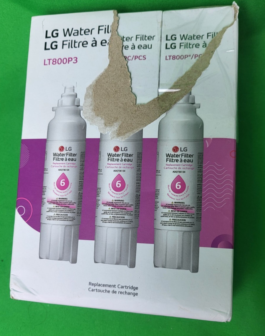 3PCS LG LT800P Refrigerator Replacement Water Filter New Sealed ADQ736134 09