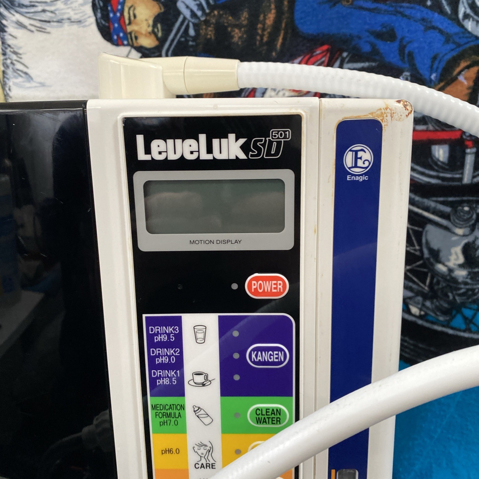 Leveluk SD501 Kangen Water machine by Enagic W Hoses No filter Tested Read