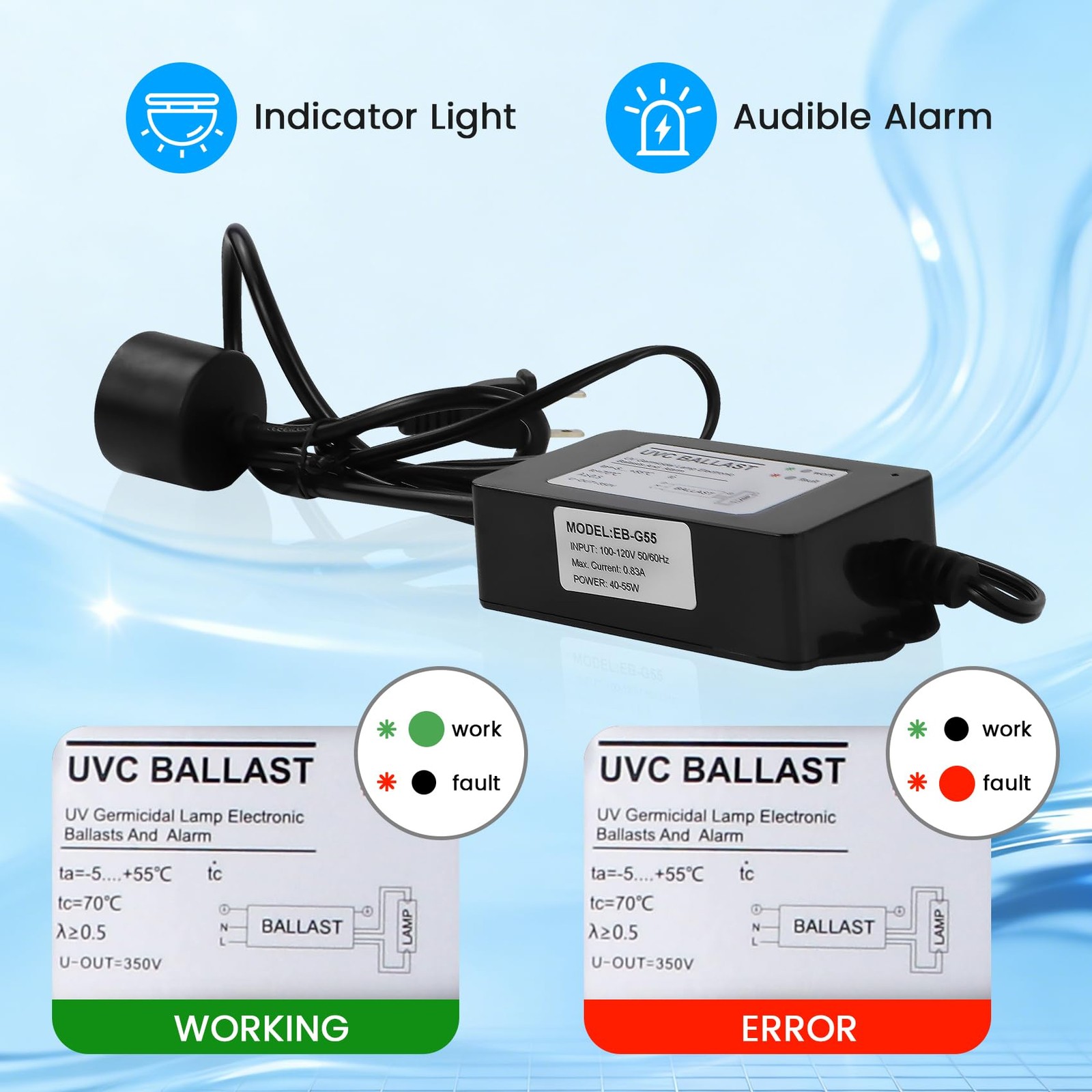 12 GPM Whole House UV Water Filter，uv Light Water Purifier with 1 Extra UV Tu…