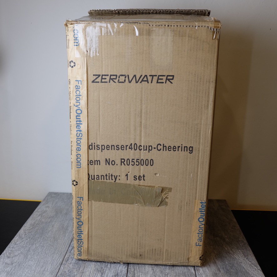Zero Water 40 Cup Water Filter 2.5 Gallon Beverage Dispenser & Meter PLEASE READ