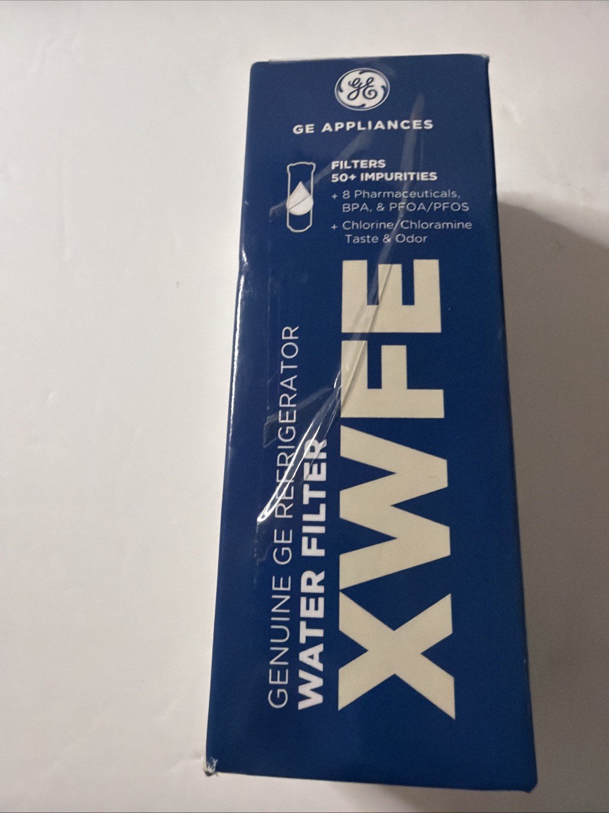GE Appliances Genuine XWFE Refrigerator Water Filter Lead BPA No Chip
