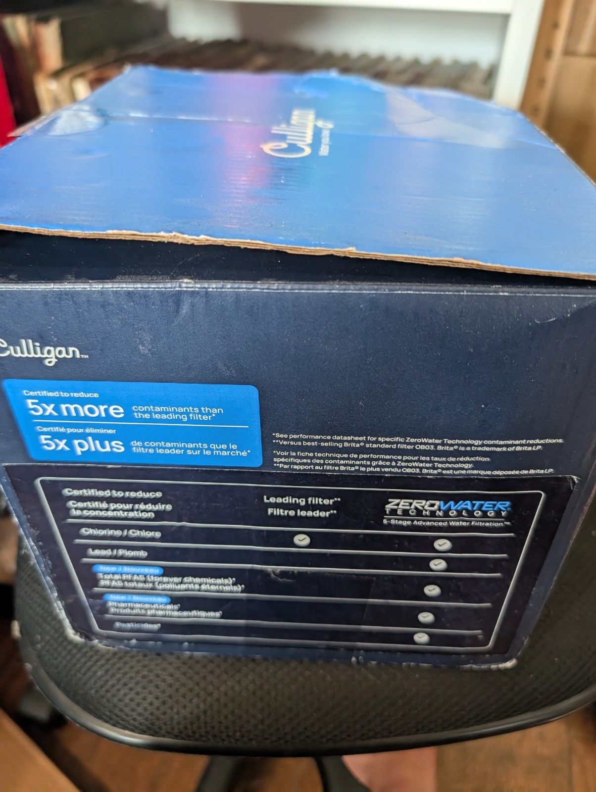 Culligan ZeroWater 5-Stage Replacement Water Filter 4 Pack ZEROF06 Open Box READ