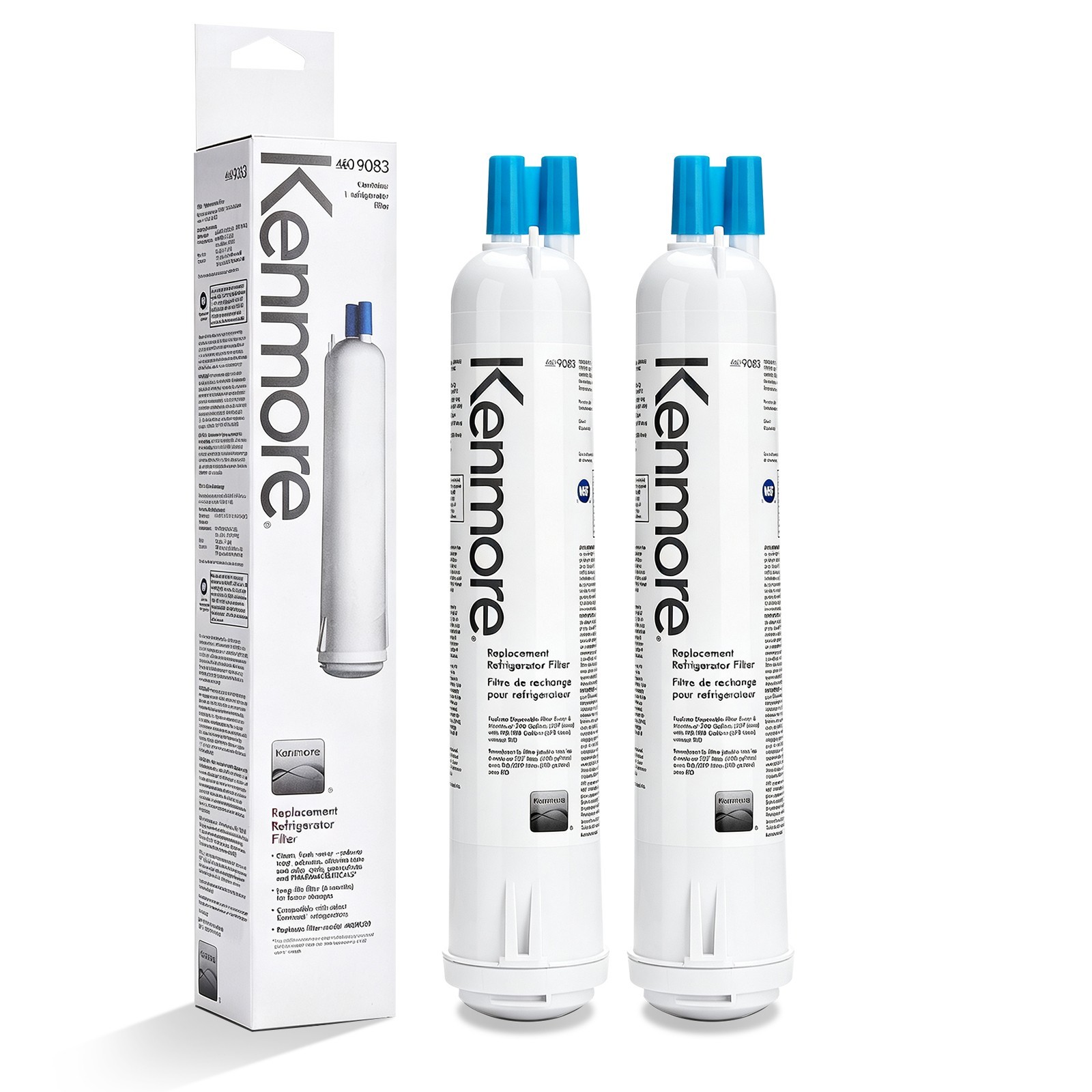 Kenmore 9083 469083 9020 Replacement Refrigerator Cartridge Water Filter 2 Packs