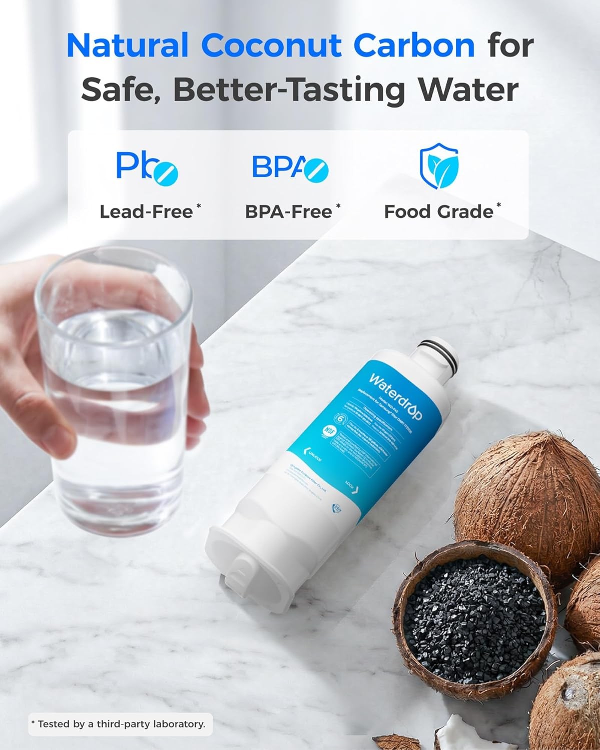 Waterdrop DA97-17376B Replacement for Samsung HAF-QIN Refrigerator Water Filter