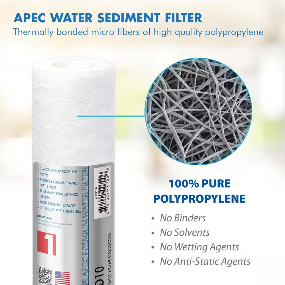 Ultimate 10 In. 5-Micron Sediment Replacement Filter