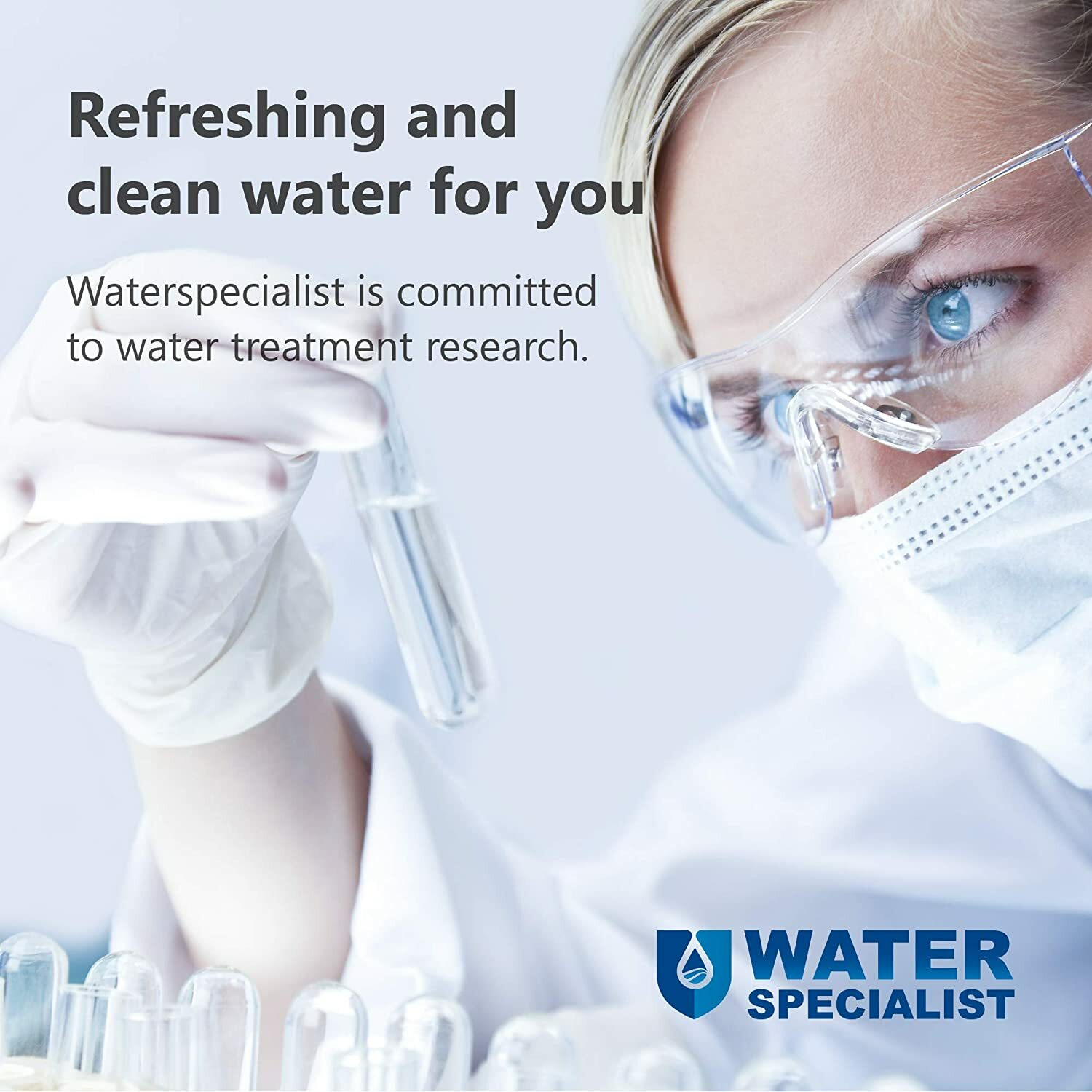 Waterspecialist MWF Refrigerator Water Filter,Replacement for GE® SmartWater MWF