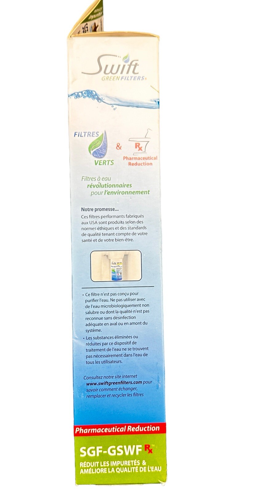 Lot Of 2 Replacement GE MSWF Refrigerator Water Filters SGF-MSWF