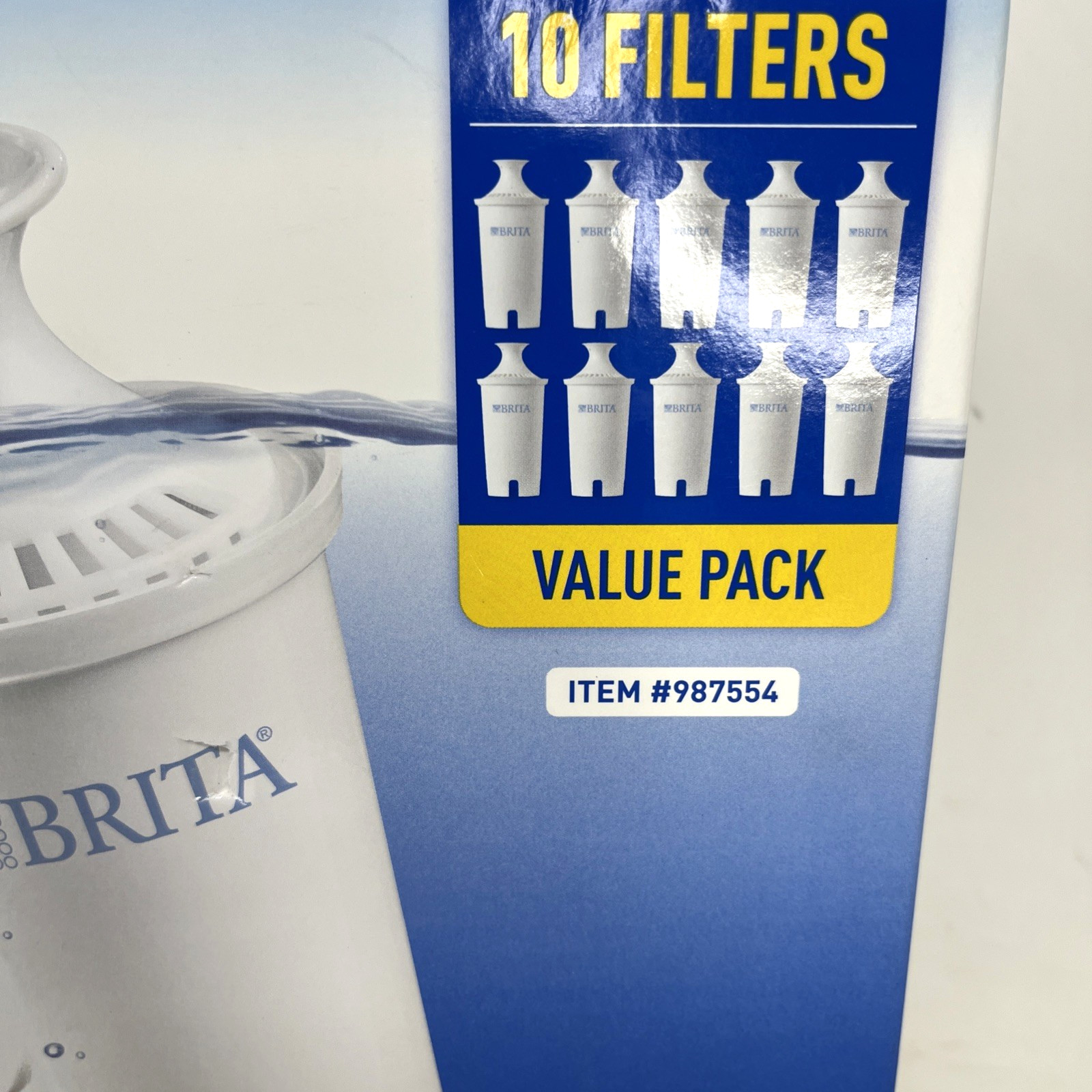 Brita 987554 Replacement Filters 10 Pack Model OB03 ALL SEALED FREE SHIP