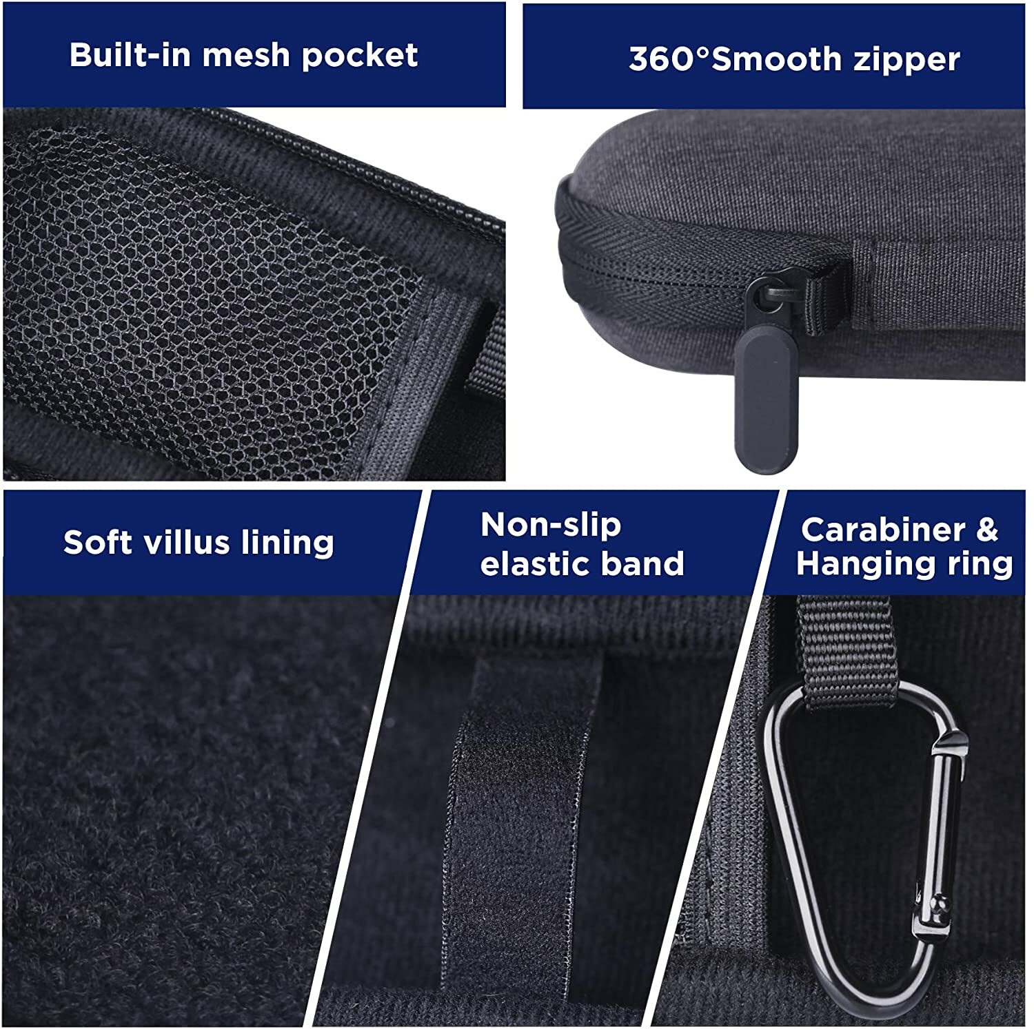 2Pcs Hard Travel Carry Case Cover Compatible with Water Filter Straw 7.8*2.6inch