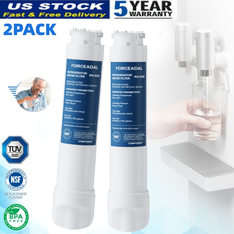 2PACK For Frigidaire EPTWFU01 Pure Source Ultra II Refrigerator Water Filter