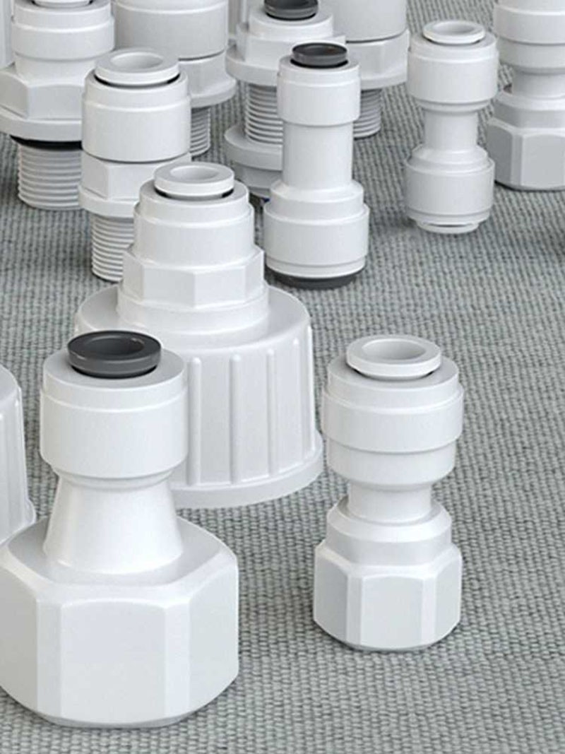 Push Fit Pipe Tube Connector Reducers Straight Fitting 1/4″ 3/8″ 1/2″ 3/4″~5/8″