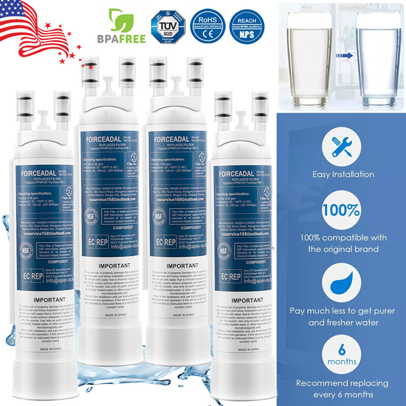 1/2/4/8/10 pack for Frigidaire FPPWFU01 PWF-1 Refrige PurePour Water Ice Filter