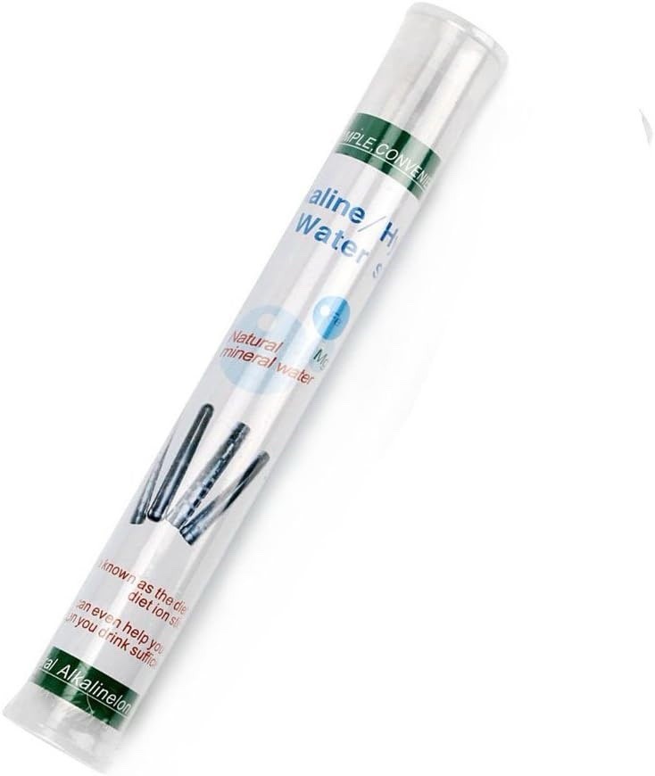 2 PCs Portable Alkaline Hydrogen Water Ionizer Stick pH Booster Stainless Steel