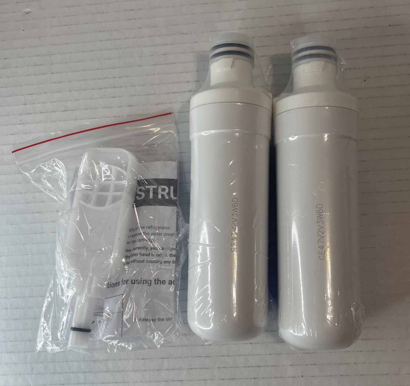 2 Aqua Crest AQF-FF46 Water Filter for LG LT1000P LT1000PC LT1000PCS MDJ64844601