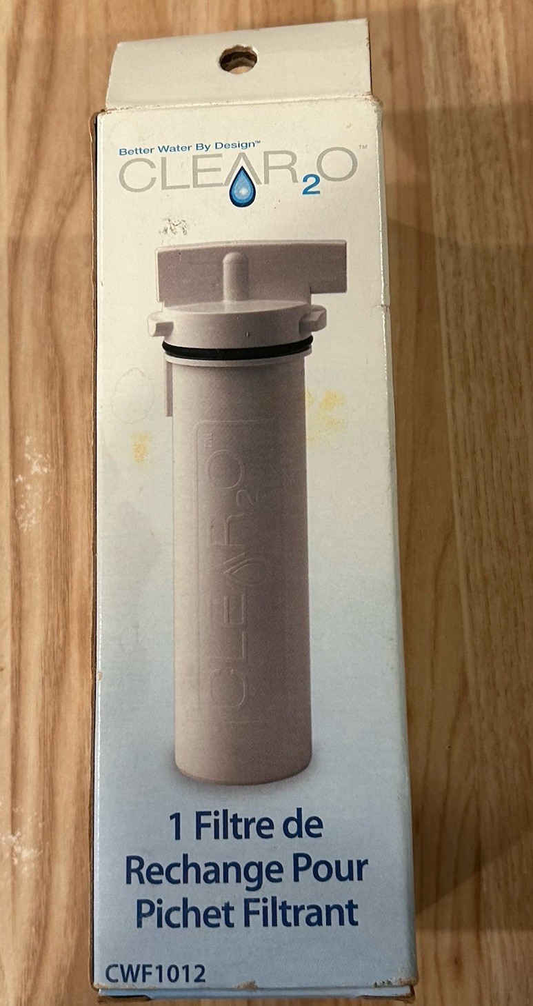 Clear2O Replacement Water Filter New Sealed In Box CWF1012