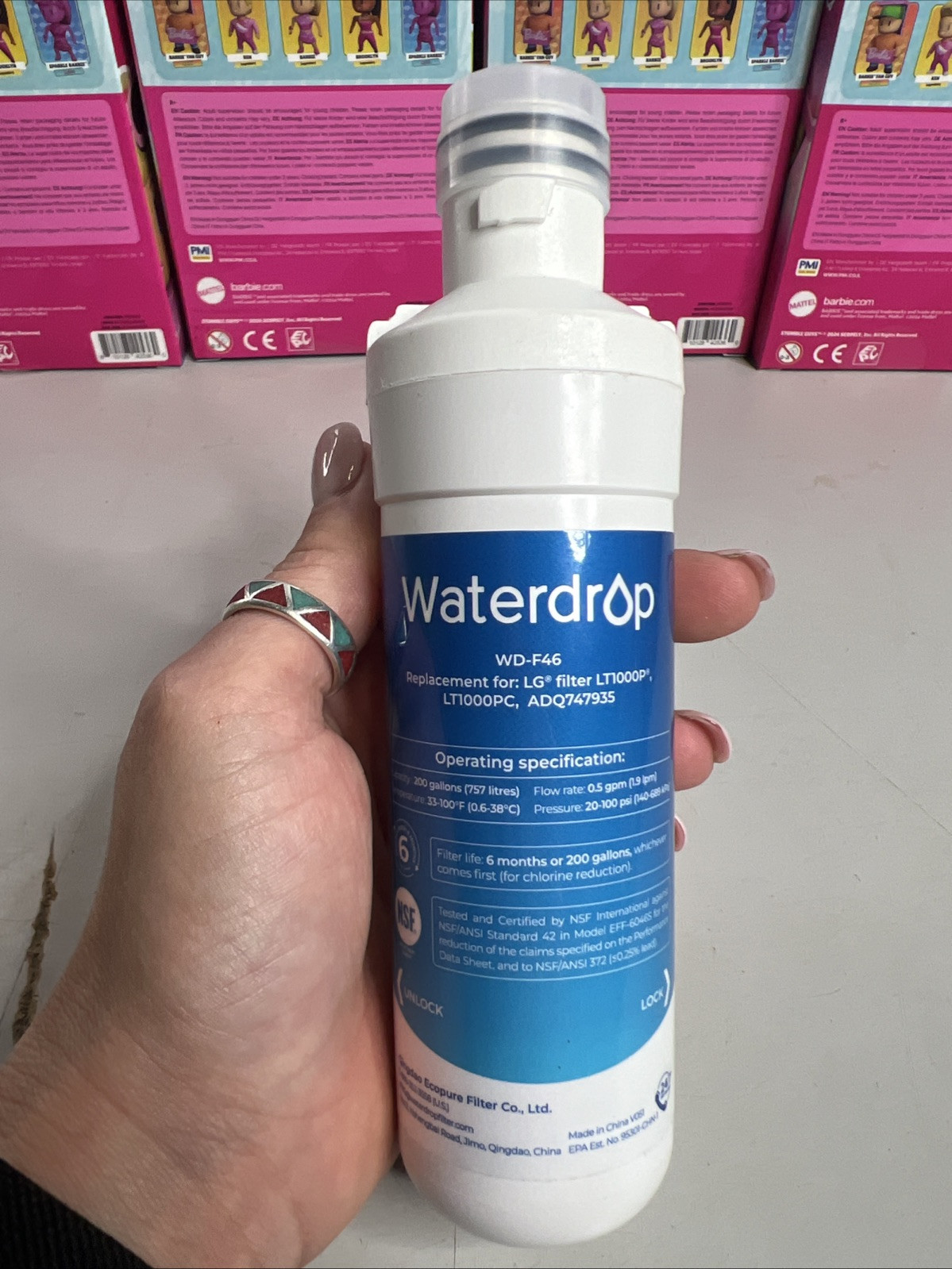 Waterdrop WD-F46 Water Refrigerator Filter New Sealed Filter