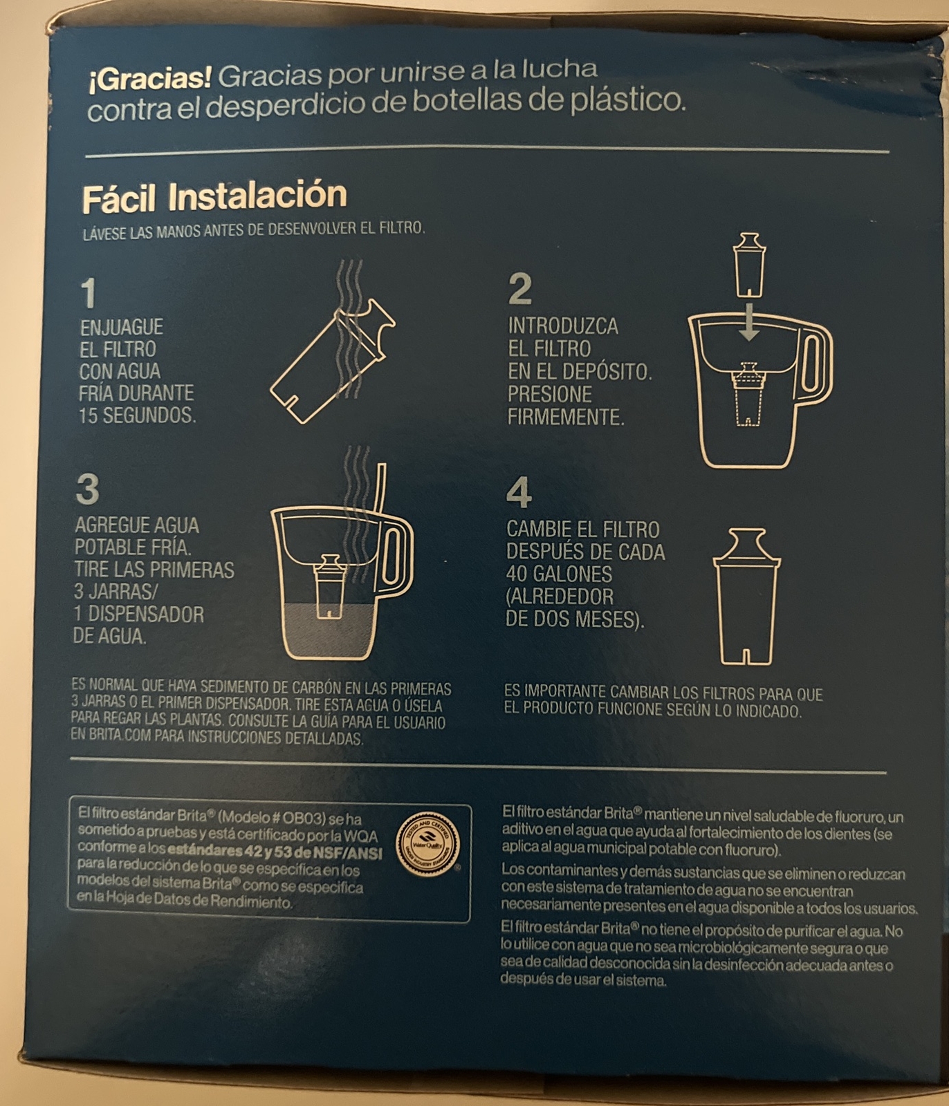 Brita Replacement Water Filter 6 Pack Value Pack New, New Other, Model OB03