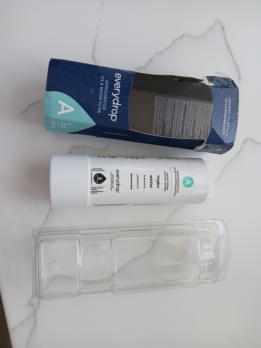 everydrop® by Whirlpool Refrigerator Water Filter A