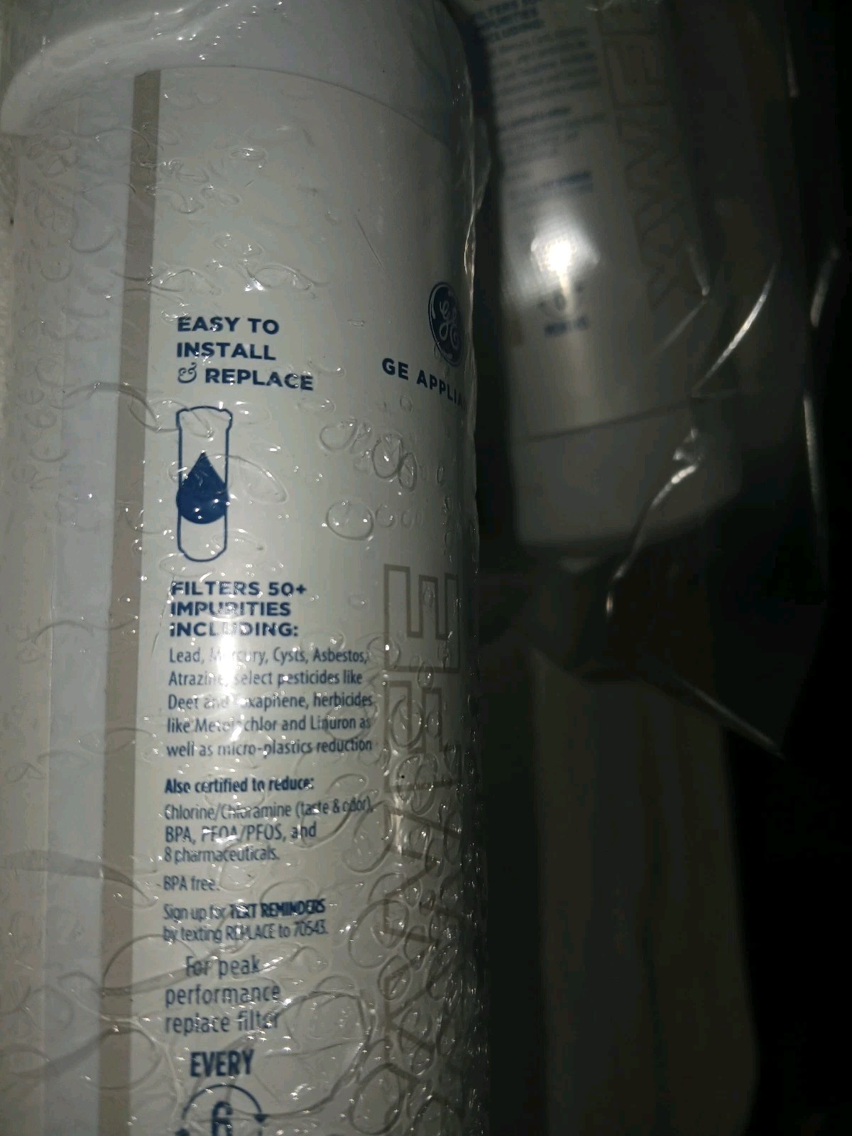 GENUINE GE Appliances XWFE Refrigerator Water Filters NEW. Lot Of 3