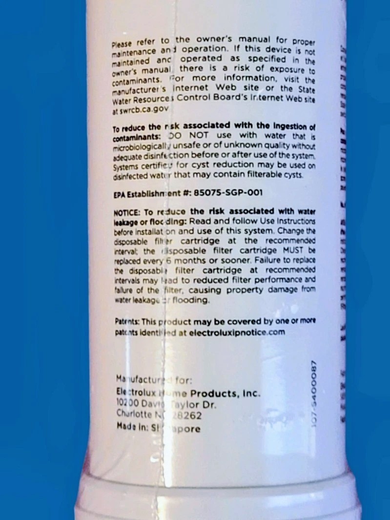 NEW Frigidaire EPTWFU01 Pure Source Ultra II Refrigerator Water Filter – 1 PACK