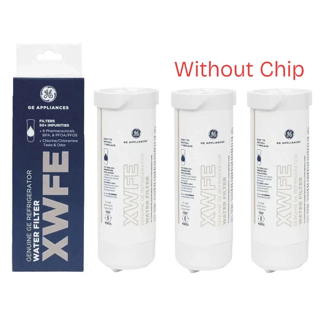 1-6 Pack GE XWFE Replacment Refrigerator Water Filter Without Chip, New in box