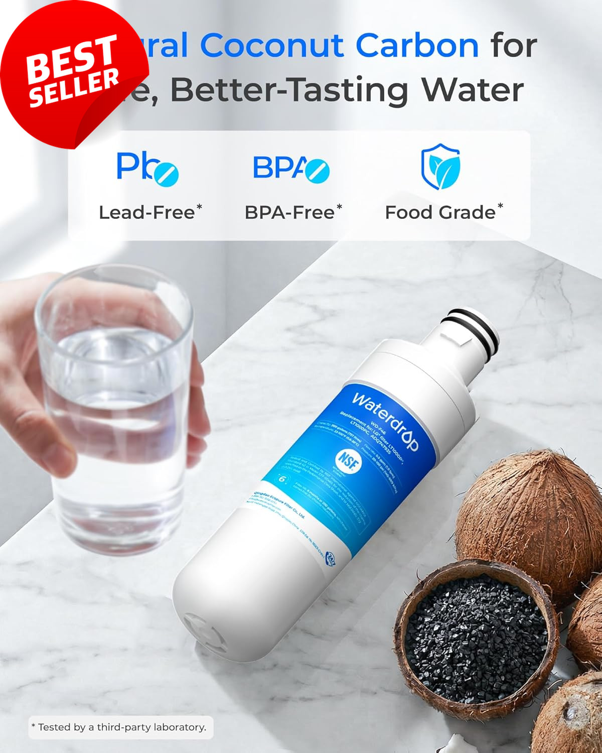 LT1000PC Refrigerator Water Filter NSF Certified Replacement for LG LT1000P